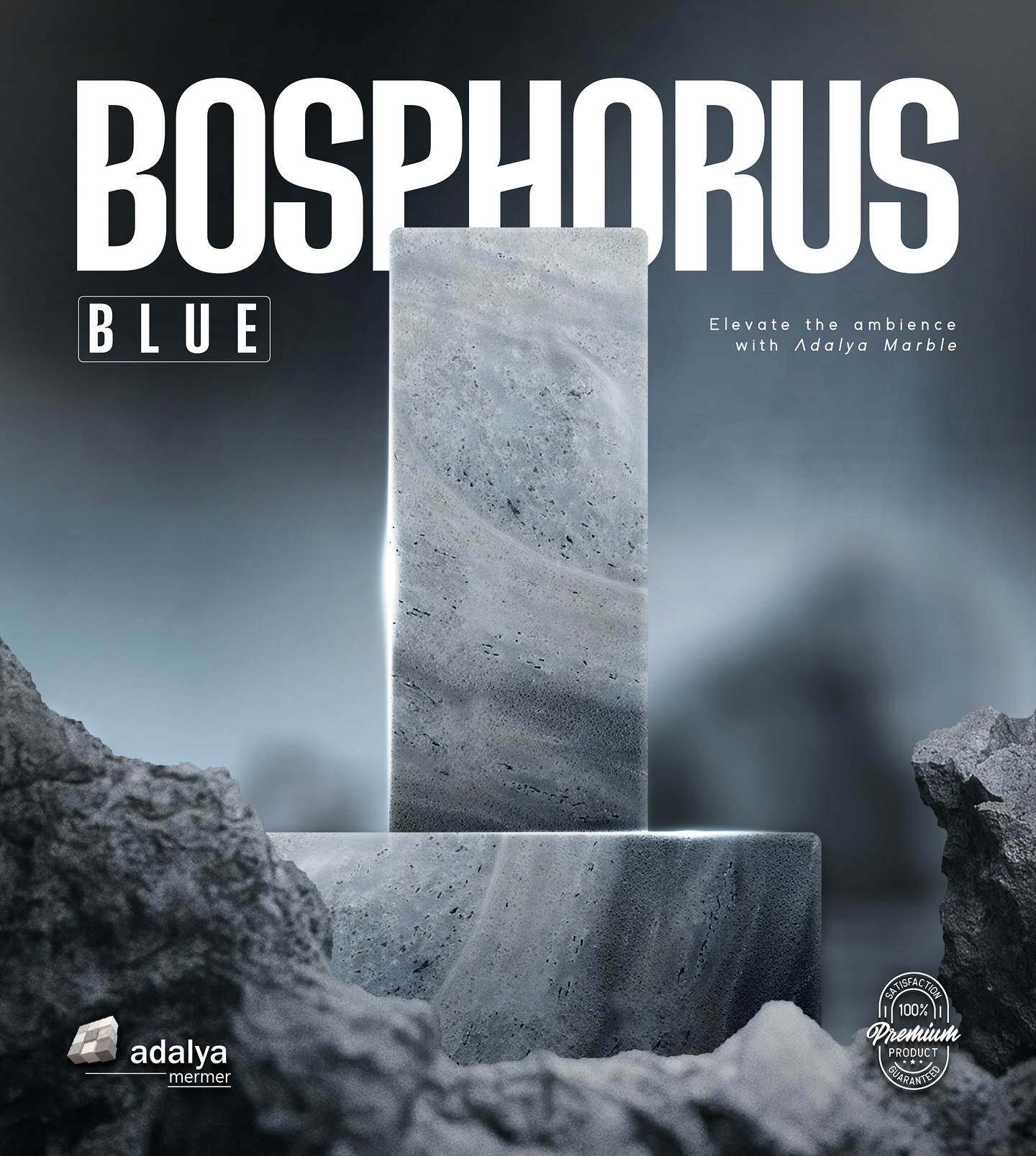 Adalya Marble's Bosphorus Blue Marble Offers Unique Aesthetic