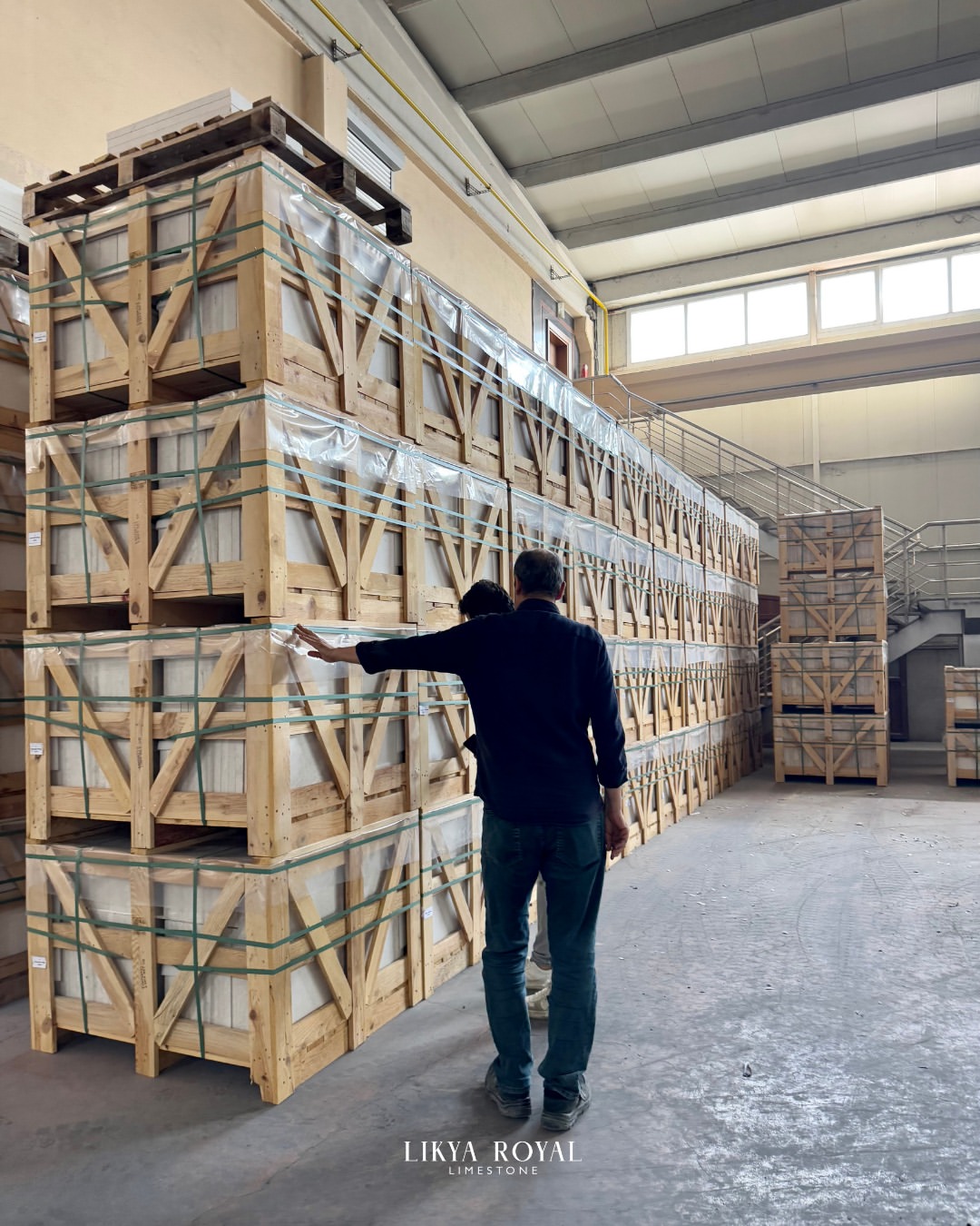 Final Inspection Ensures Quality of Likya Royal Limestone Shipments