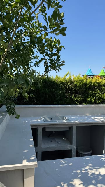 Çelen Mermer Delivers Stunning Outdoor Kitchen Project in Antalya