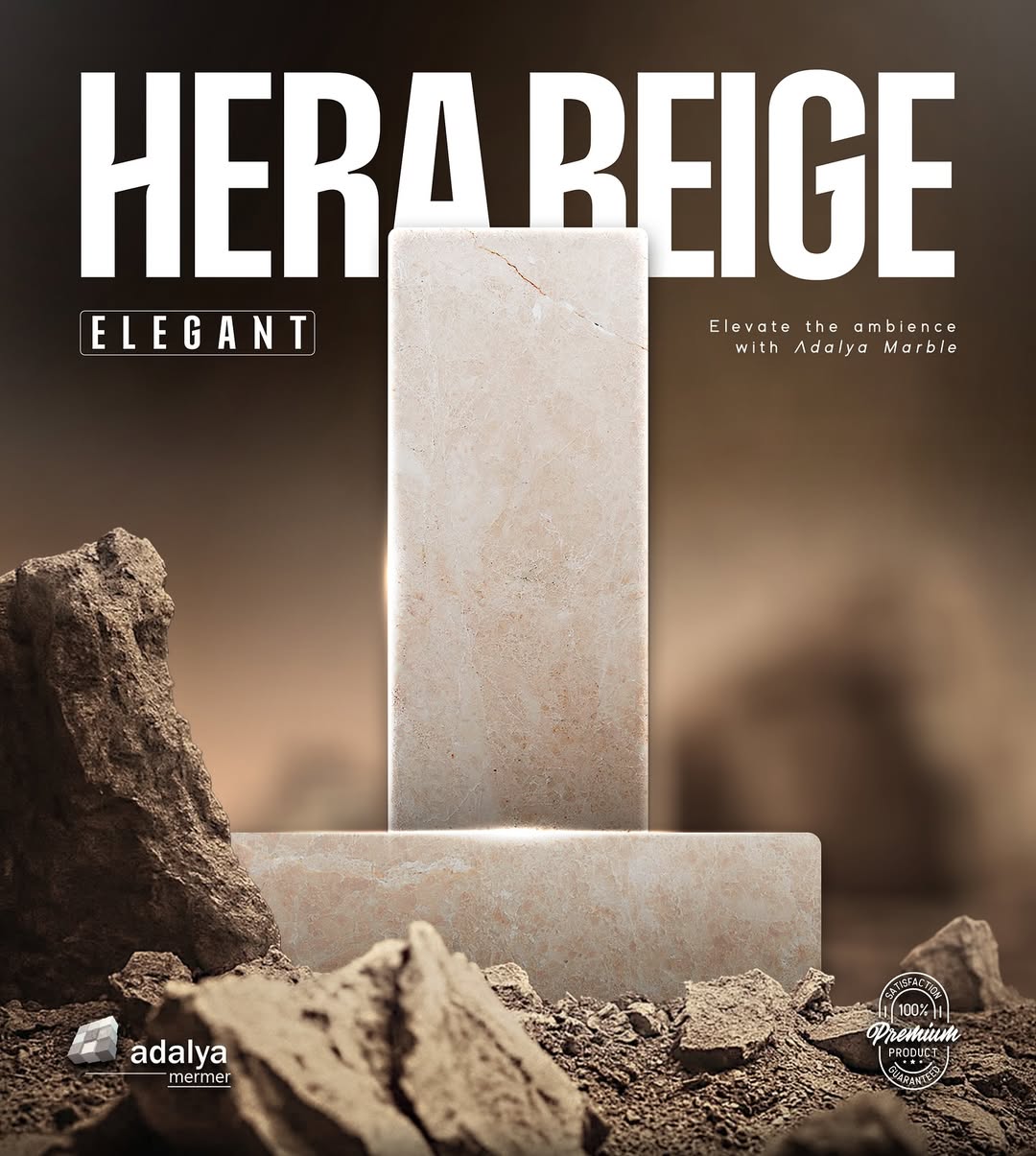 Adalya Mermer's Hera Beige Marble Offers Timeless Elegance