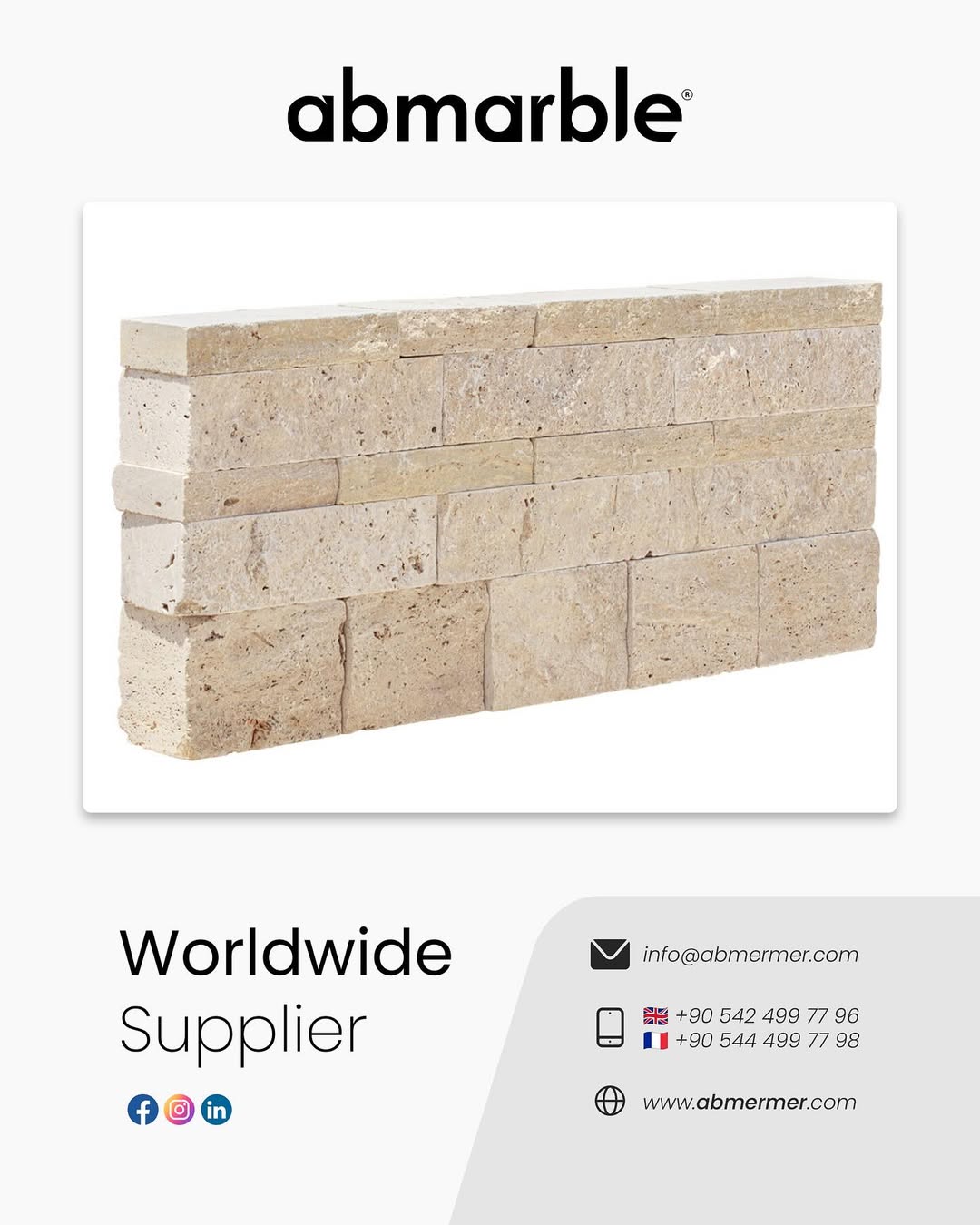 AB Marble Showcases Classic Travertine at Industry Event