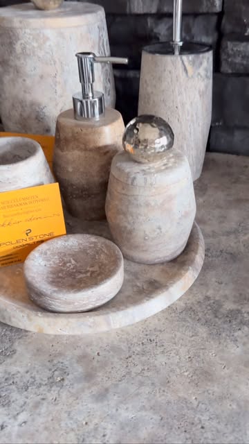 Polen Stone Unveils New Silver Travertine Bathroom Set, Combining Elegance and Durability