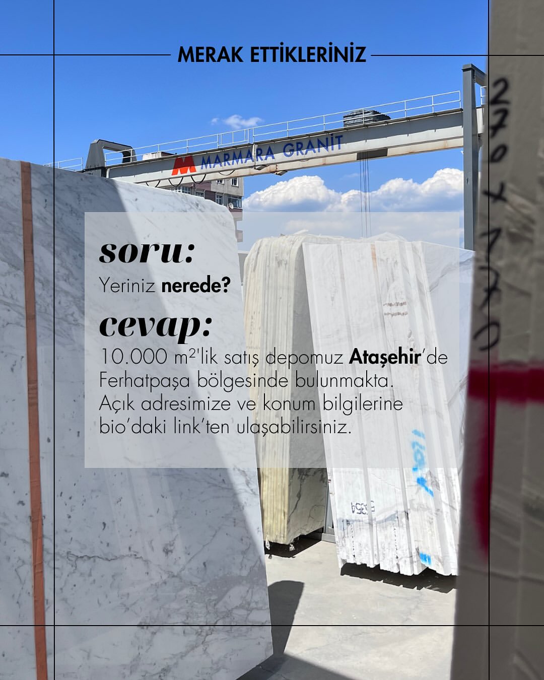 Marmara Granite and Marble Company Addresses Customer Inquiries