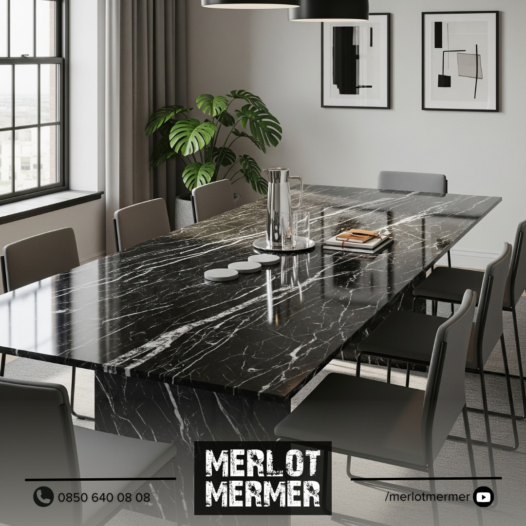Merlot Mermer Introduces Porcelain Table Designs Combining Elegance and Durability